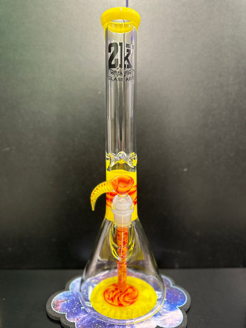 2K Glass Art Beaker